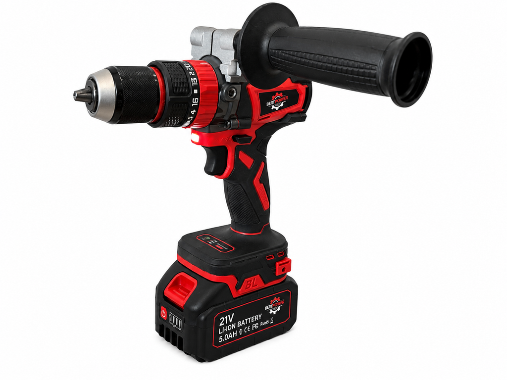Bertpower 21V Brushless Accu Klopboormachine