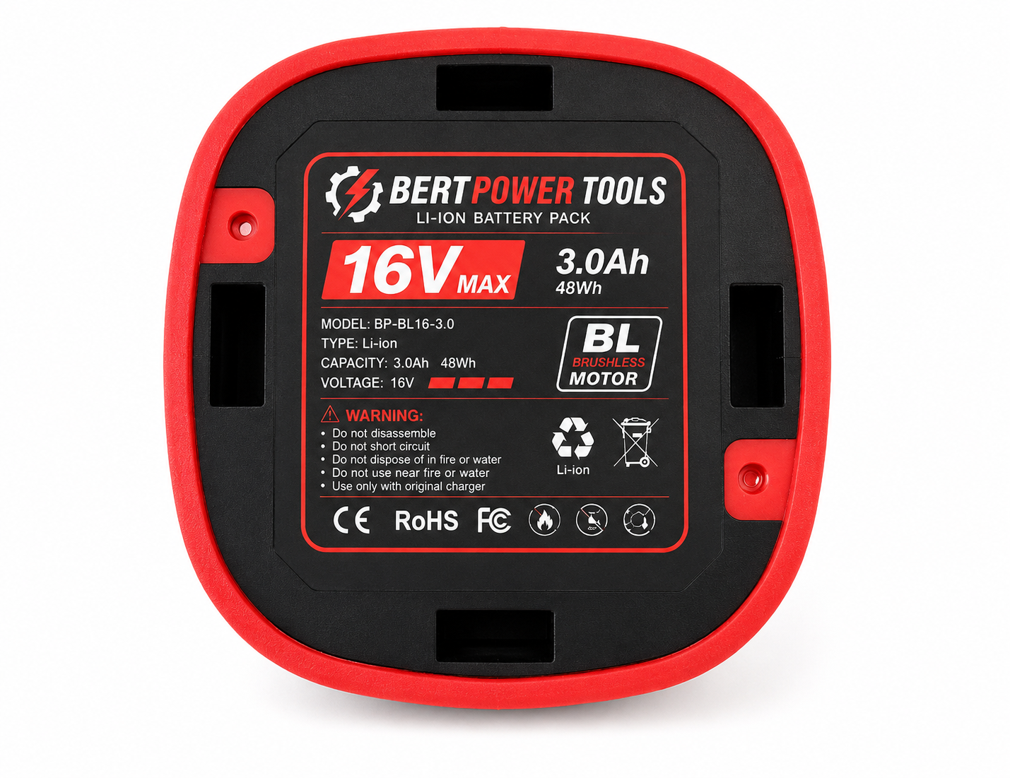 Bertpower 16V MAX Accu Slagschroevendraaier – Brushless Motor