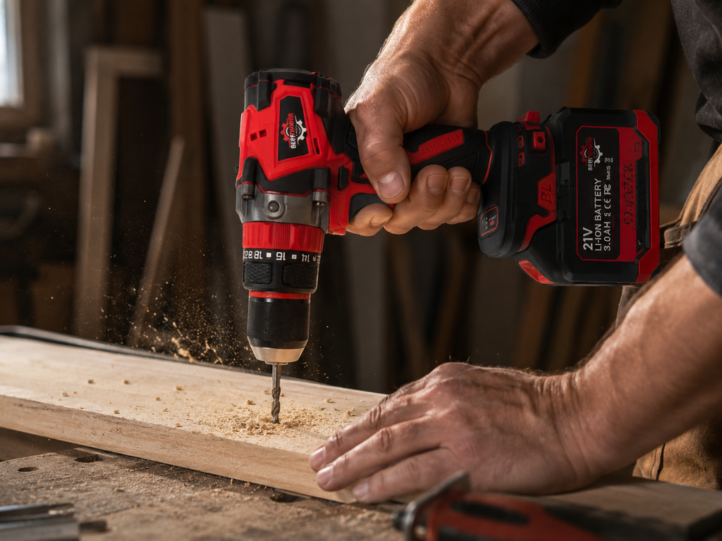 Bertpower 21V Brushless Accu Klopboormachine