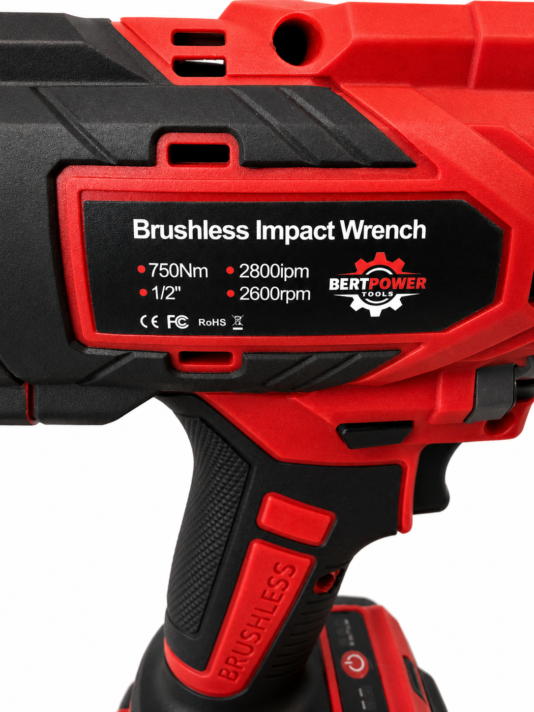 Bertpower 21V Brushless Accu Slagmoersleutel 750Nm