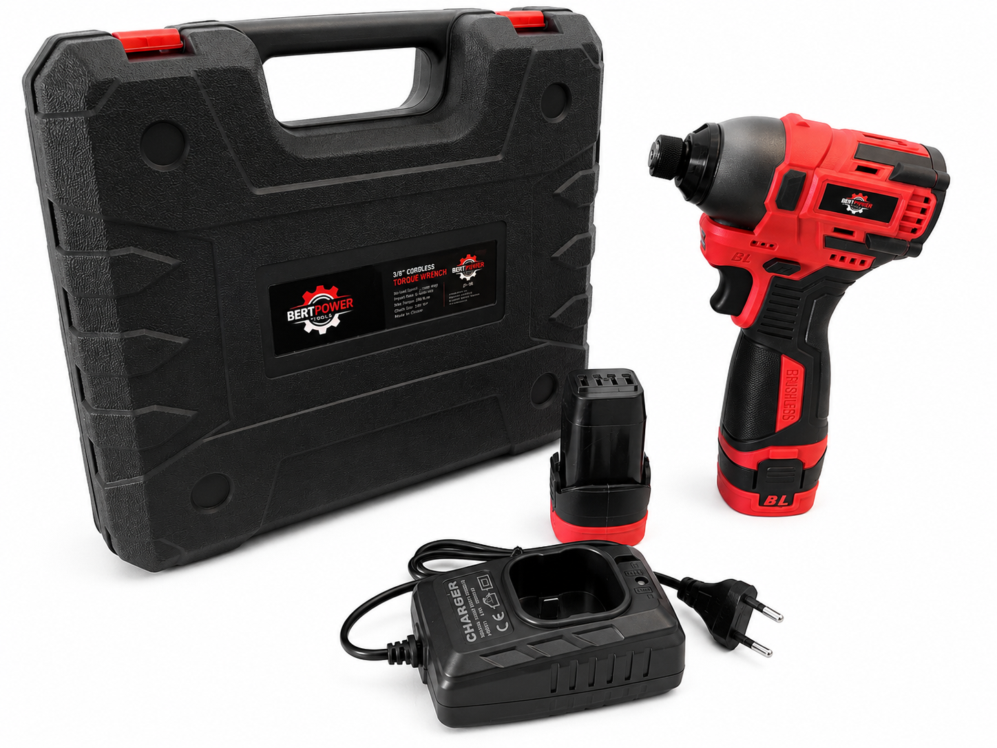 Bertpower 16V MAX Accu Slagschroevendraaier – Brushless Motor