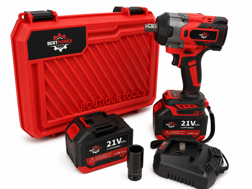 Bertpower 21V Brushless Accu Slagmoersleutel 750Nm