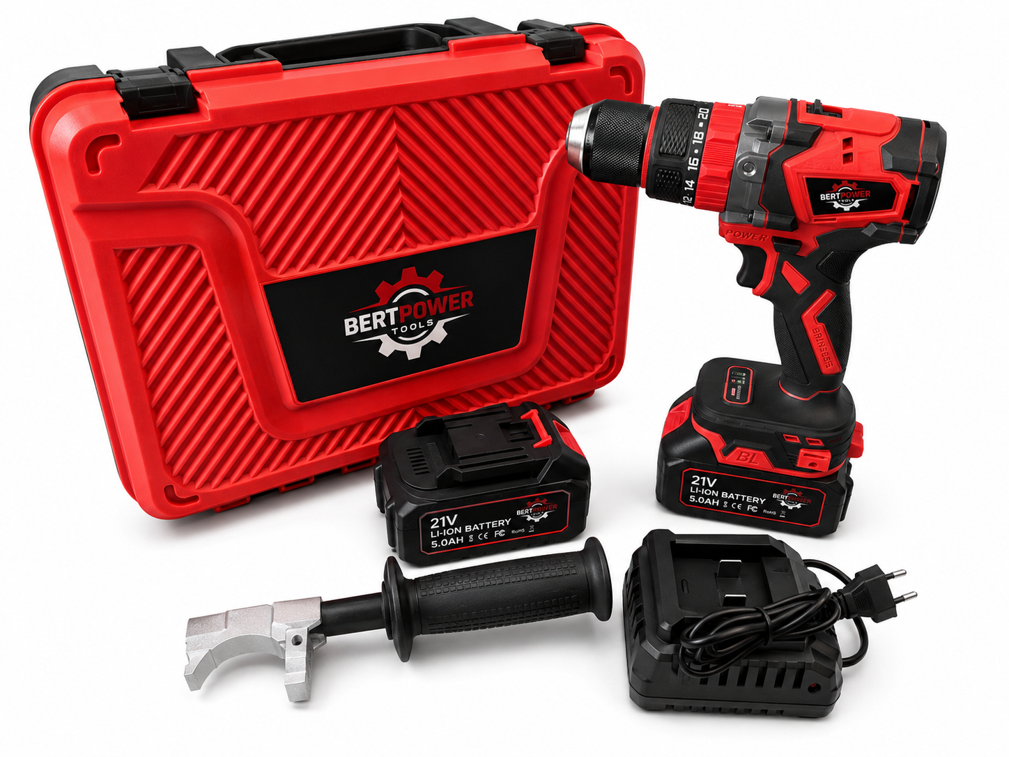 Bertpower 21V Brushless Accu Klopboormachine