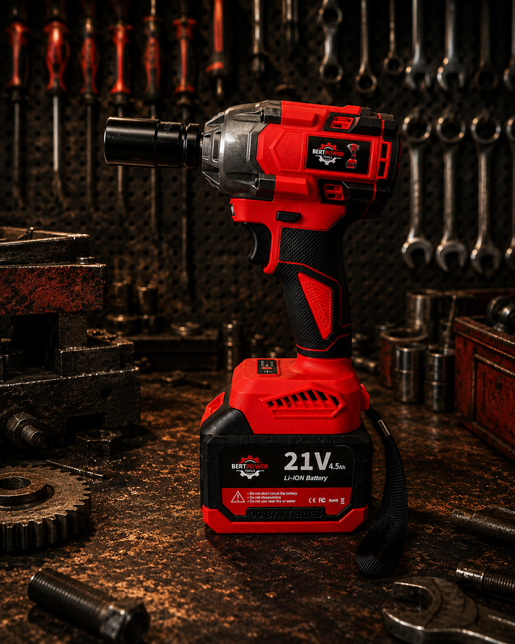 Bertpower 21V Accu Impact Wrench