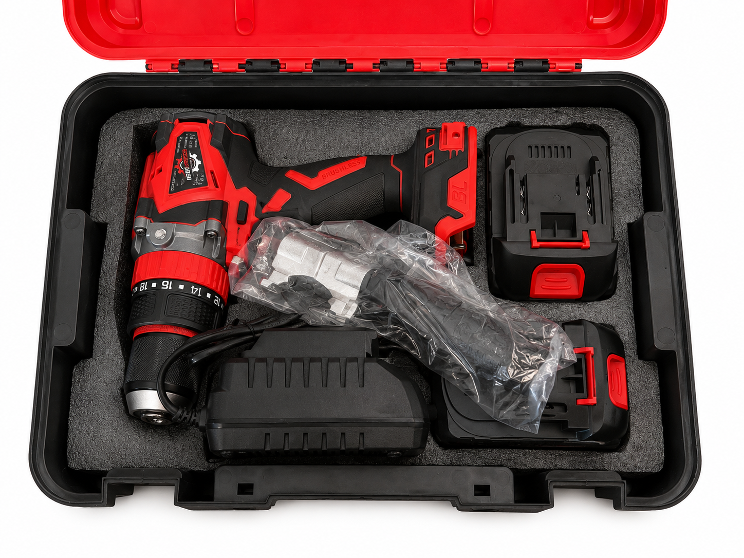 Bertpower 21V Brushless Accu Klopboormachine