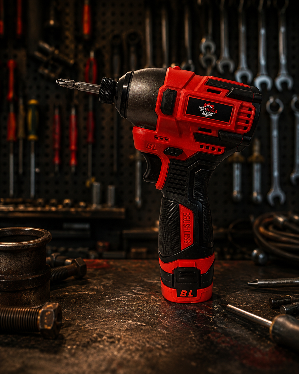 Bertpower 16V MAX Accu Slagschroevendraaier – Brushless Motor